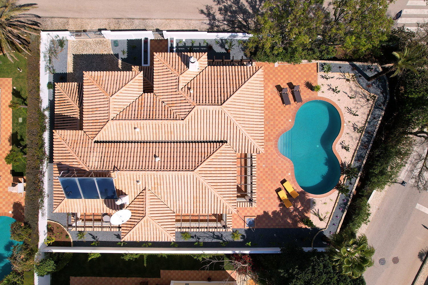 Fotos Drone ajudam a alugar uma casa de férias